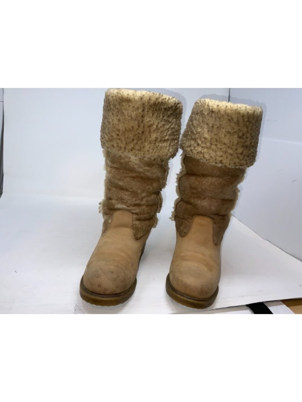 Shearling Zodiac lined boots made in USA size 7M